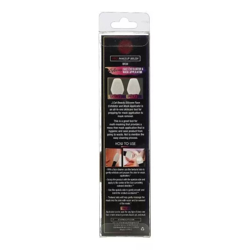 J.cat Beauty Exfoliante Y Aplicador De Mascarillas