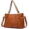 ELLE Leisure Luxe 33L Vegan Leather Weekender Tote Bag |