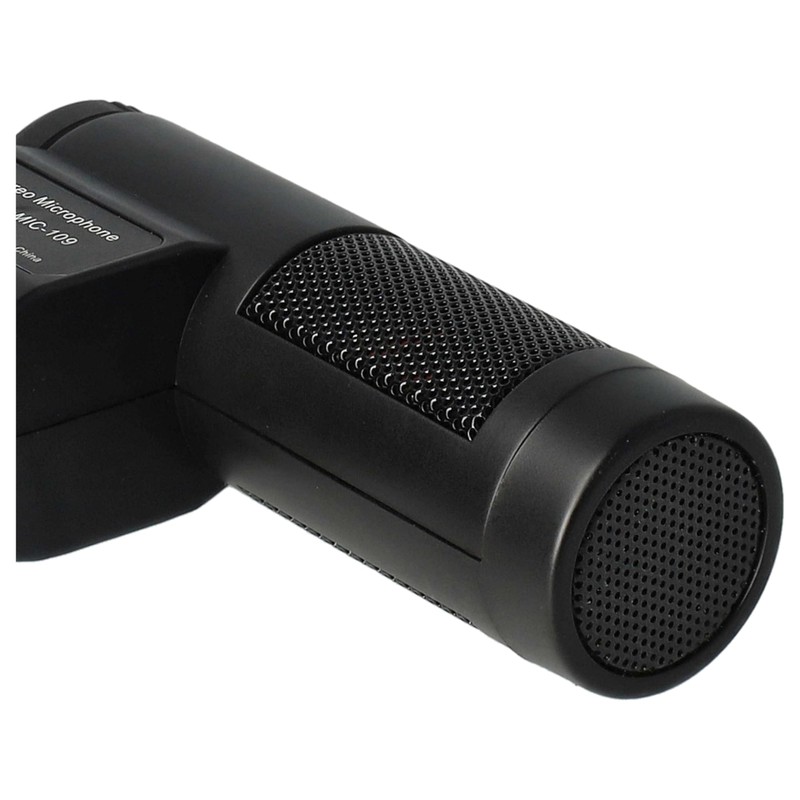 vhbw External Stereo Microphone Compatible with Sony Alpha DSLR-A700Z, DSLR-A850,