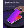 GIGIKISS 16 Pro Max Screen Privacy Purple Screen Protector