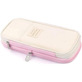 Arnuixty Large Storage Pencil Case Pen Bag with Zipper Big Capacity Pouch Organizer for Office Travel Holder Box