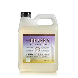 MRS. MEYER'S Mrs. Meyer's Clean Day Liquid Hand Soap Refill, Compassion Flower Scent, 975mL Bottle