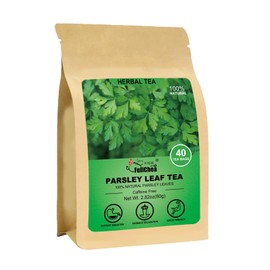 FullChea - Parsley Tea Bags, 40 Teabags, 2g/bag - Premium Parsley Leaf Tea - Non-GMO - Caffeine-free - Aid Digestion & Boost Immunity