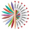 Kaco x Pantone Ballpoint Pen 0.5mm Gel Ink 2001 Fuchsia