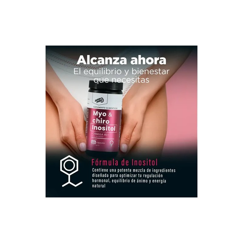 Magnesio Citrato Glicinato Myo Chiro Inositol Vitamina D3 Sabor Cápsulas