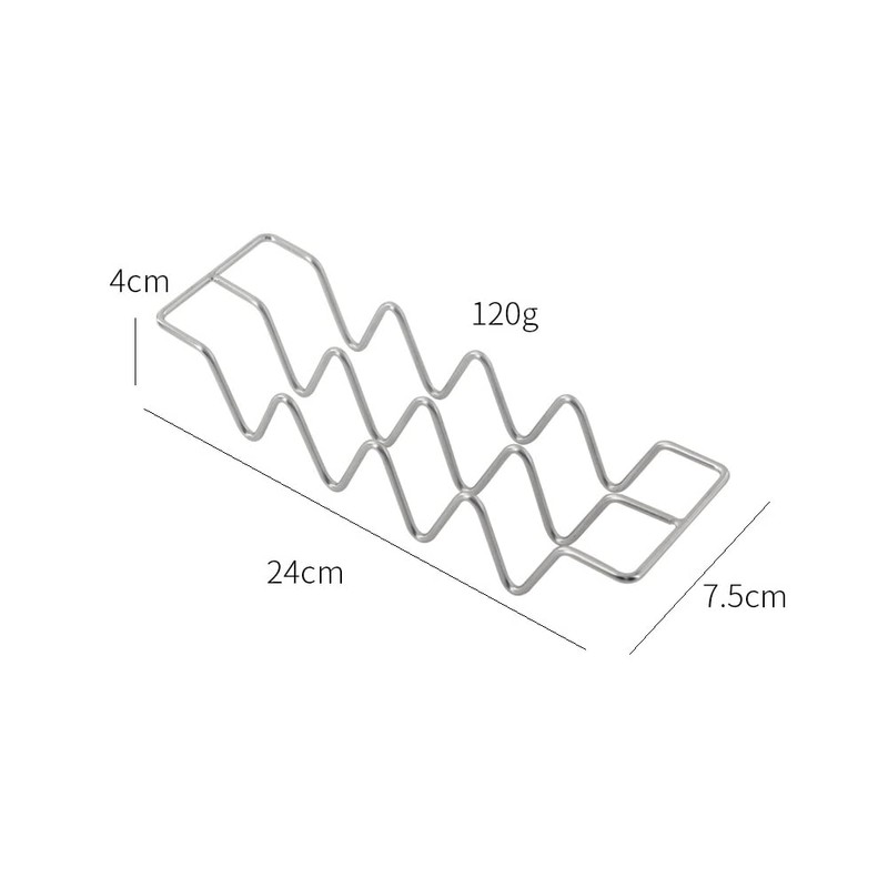 Mollytek Taco Holder, Taco Stand, 2 Pieces, Taco Shell Holder,