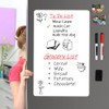 ANLIOTE Magnetic Dry Erase Board Fridge White Board Sheet 20x13