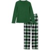Runcati Mens 2 Piece Pajama Set Plaid Sleepwear PJ Relaxed