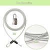 LIANCHEN Pack of 2 4 mm Cable Lock Anti-Theft Combination