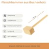 Hofmeister Holzwaren Wooden Meat hammer made from beech wood