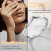 Prosilver Knuckle Rings Wishbone for Women S925 Sterling Silver Ring