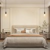 Licperron Vintage Pendant Light Fitting Kit, Braided Flex Ceiling Pendant