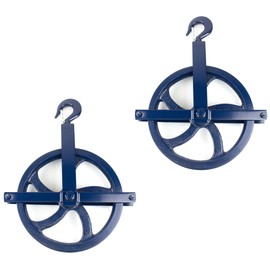 RK Safety RK-GW12 Heavy-Duty 12 -Inch Diameter Gin Wheel, Gin Block (Set of 2)