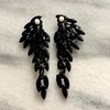 Art Deco 1920's Great Gatsby Dangle Clip On Earrings Angel