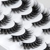 False Eyelashes 6D Artificial Eyelashes Set, Reusable Natural Eyelashes (G886)