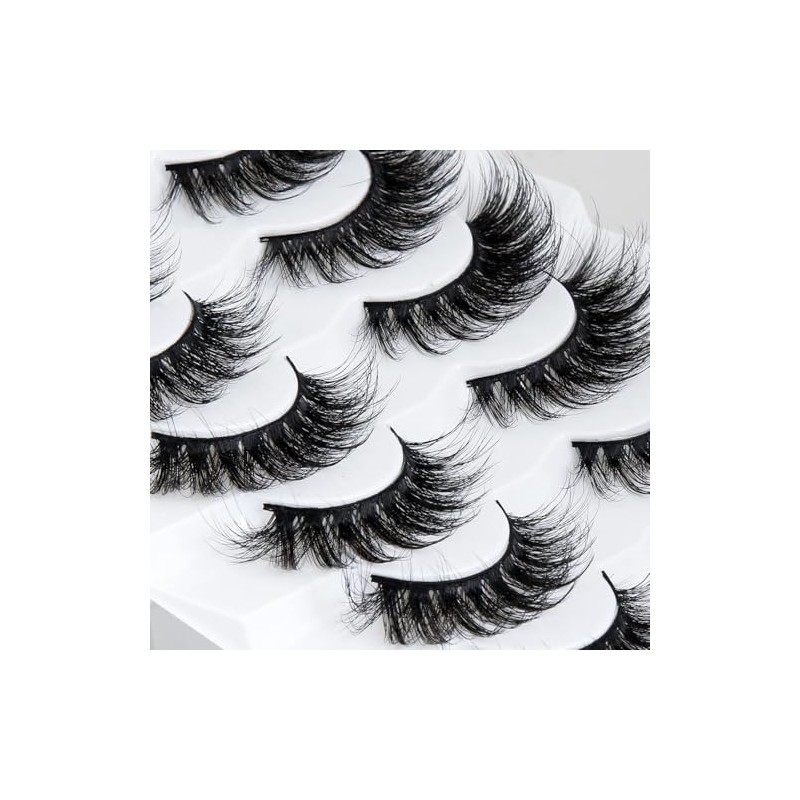 False Eyelashes 6D Artificial Eyelashes Set, Reusable Natural Eyelashes (G886)