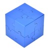 3D Quadrate Shape Decompression Toy Assemble Logical Thinking Educational ToyBlue