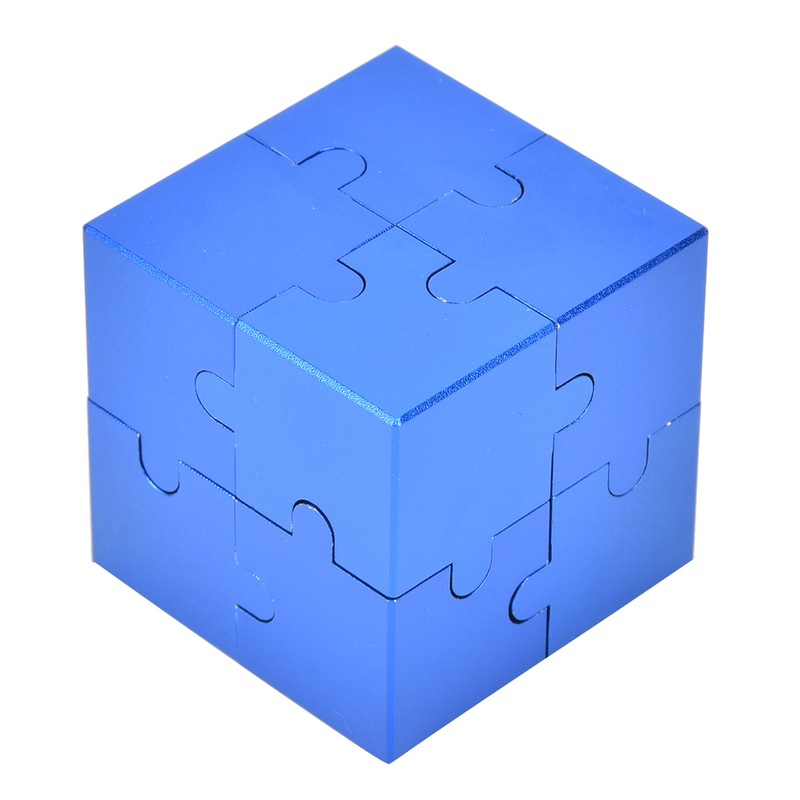 3D Quadrate Shape Decompression Toy Assemble Logical Thinking Educational ToyBlue