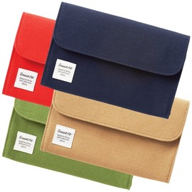 Lihit Lab A7701-7 Accordion Pouch, Small, Green