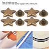 50 Sets of Star Rivets Star Shaped Rivets with Spikes