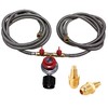 MCAMPAS 0-20 Psi Adjustable Propane Regulator with Hose. 8 Feet