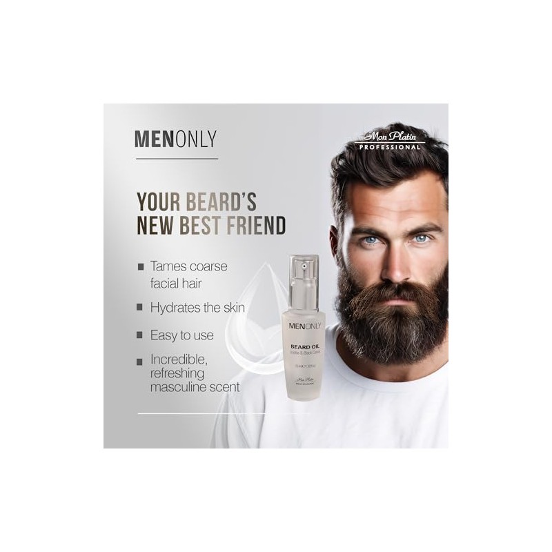 Mon Platin Professional Beard Oil Jojoba and Black Caviar Men