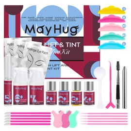Mayhug Lash Lift Kit - Professional Eyelash Perm & Brow Lamination Set, Semi-Permanent Curling with Vegan Tint, Salon-Quality at Home Kit Includes Step-by-Step Guide & Tools Cruelty-Free(B7)