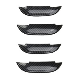 TOTMOX Door Handle Bowl Cover Trim Compatible with Dodge Charger 2016-2021, Carbon Fiber