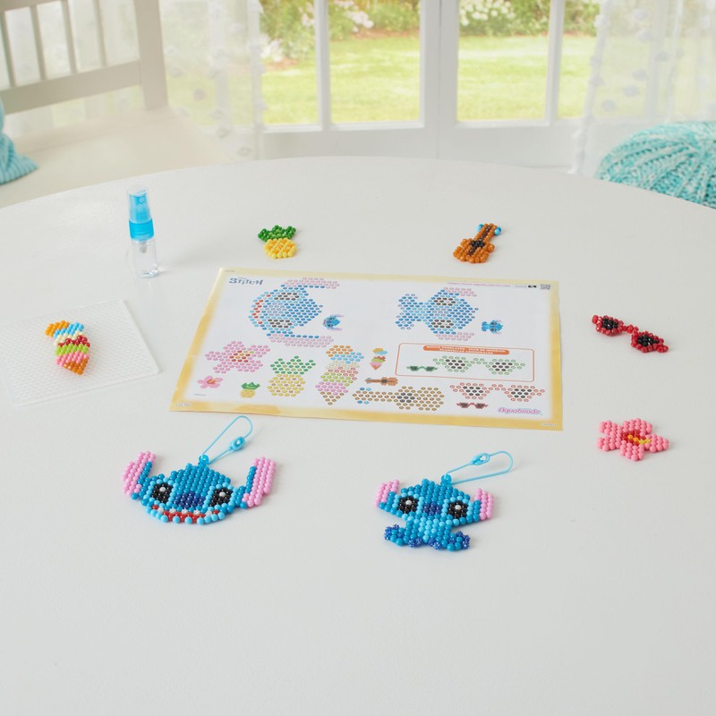 Aquabeads - 35119 Kit Portachiavi Stitch - Gioco con perline