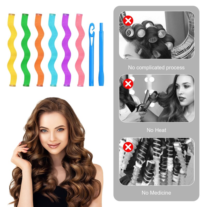 Curlers Pack of 30 Curls Wave Styling Kit Wave Formers
