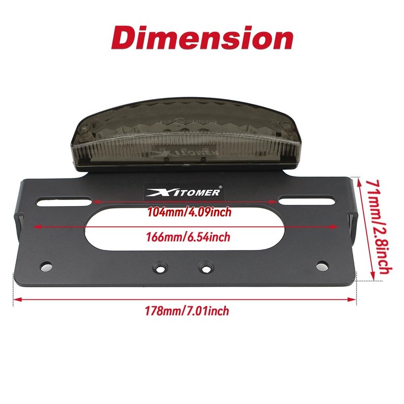 Xitomer Fender Eliminator Tail Tidy Compatible with KLX300 2024 2025