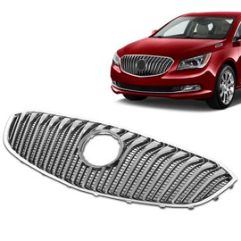 G-PLUS Grille Chrome & Dark Chrome Compatible with Buick Lacrosse Grille 2014-2016 90766426