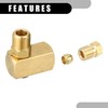 Partuto 1 Piece M10 x 1 Universal 90 Degree Angle