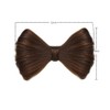 2 Pcs Bowknot Wig Clips Fake Hair Buns Clip Hair