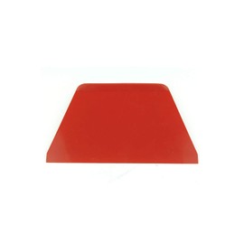 Dough Scraper, Poly, Red/Ivory/White, 8-1/2" x 5" - Red
