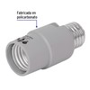 Volteck POBA-21, Portalámpara de policarbonato, con sensor de luz, 360°