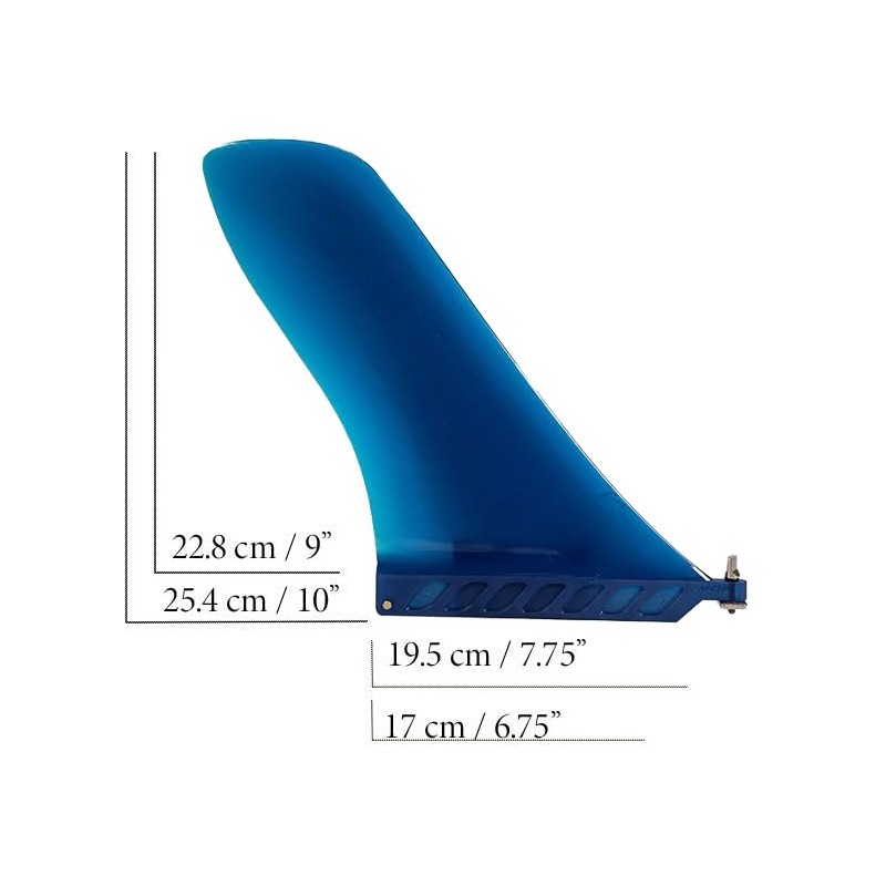 Riding not Hiding 9 inch Touring Fin For Paddleboard, Surf