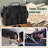 RAINSMORE Mens Messenger Bag 17 Inch Vintage Leather Laptop Briefcase