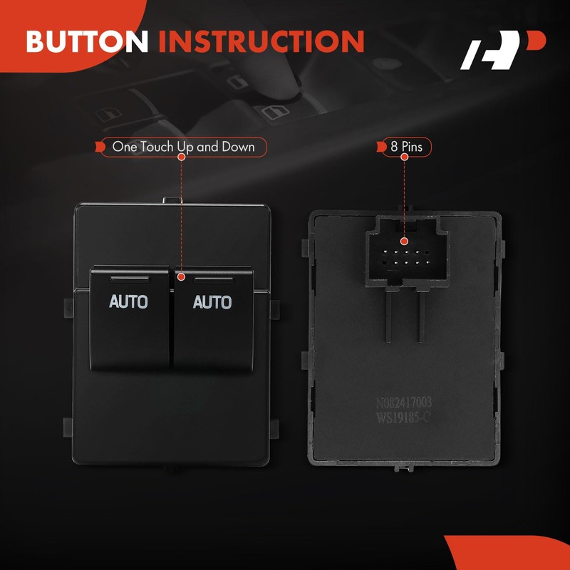 A-Premium Master Power Window Switch Compatible with Ford Mustang 2005