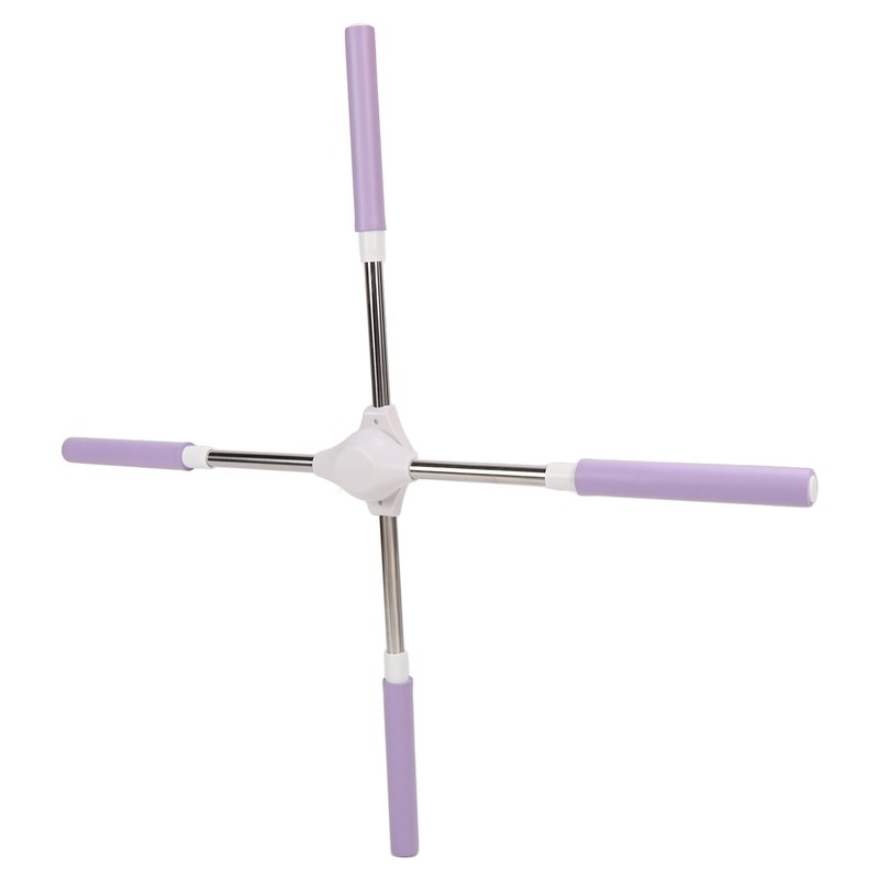 Yoga Pranayama Stick Purple Stainless Steel Correct Hunchback Open Shoulder