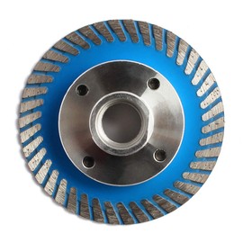 Z-LEAP 3 Inches Diamond Cutting Blade with Removable 5/8-11 Flange Sharpen Stone Marble Concrete