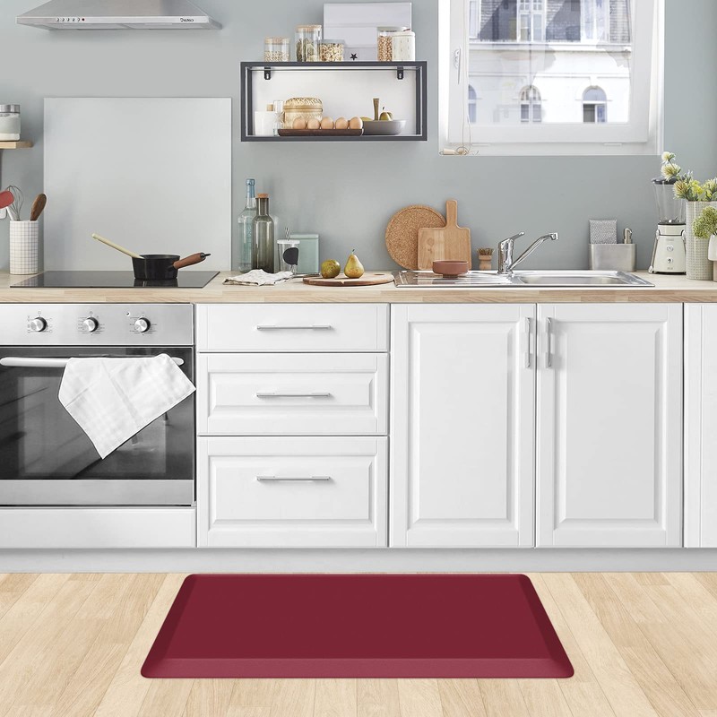 KitchenClouds KitchenClouds Kitchen Mat Cushioned Anti Fatigue Kitchen Rug 0.8inch