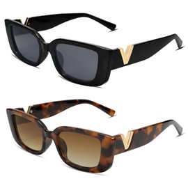 Allarallvr Rectangle Cat Eye Thin Sunglasses for Women 90s Retro Trendy Y2K Aesthetic Vintage Square Small Shades AR82037(Beige)