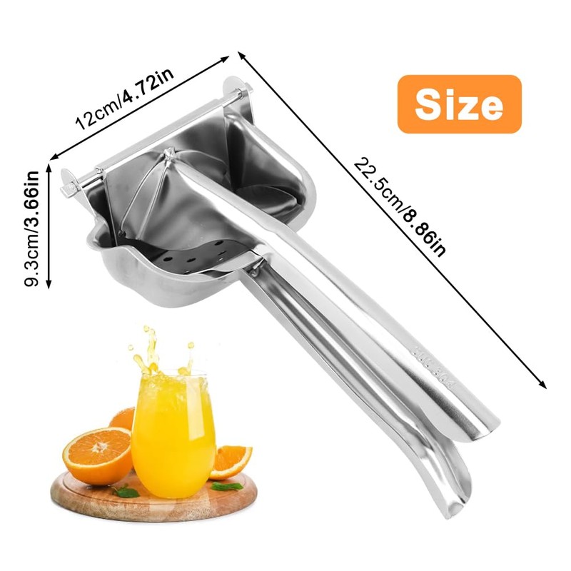 Lemon Squeezer Hand Press Lemon Juicer Manual Citrus Juicer Stainless