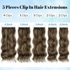 KooKaStyle 5PCS Invisible Full Coverage Edges Seamless Clip in Hair
