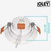 Oley Leuchten® NUVA LED Recessed Spotlight, 230 V, Flat Spotlight,