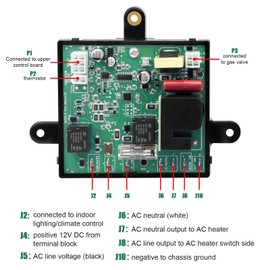 HLTIT Upgraded 3316348.900 RV Fridge Circuit Control Board for Dometic Fridge Circuit Board DM2652 RM2652 RM2852 3316348.000