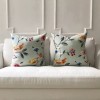 BHP-20-036 Baby Blue Springtime Throw Pillow Cover 24x24