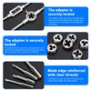 Tap and Tap Tool Set, Metric M3-M12, 20-Piece Fine Thread