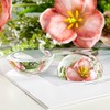 4pcs Crystal Dome Magnifying Glass Paperweight - Compact Reading Aid